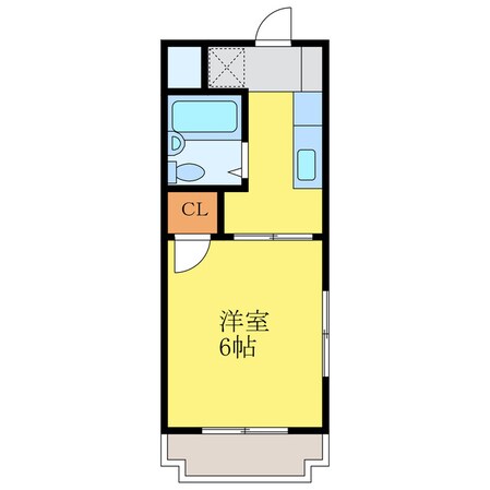 清水ハイツの物件間取画像